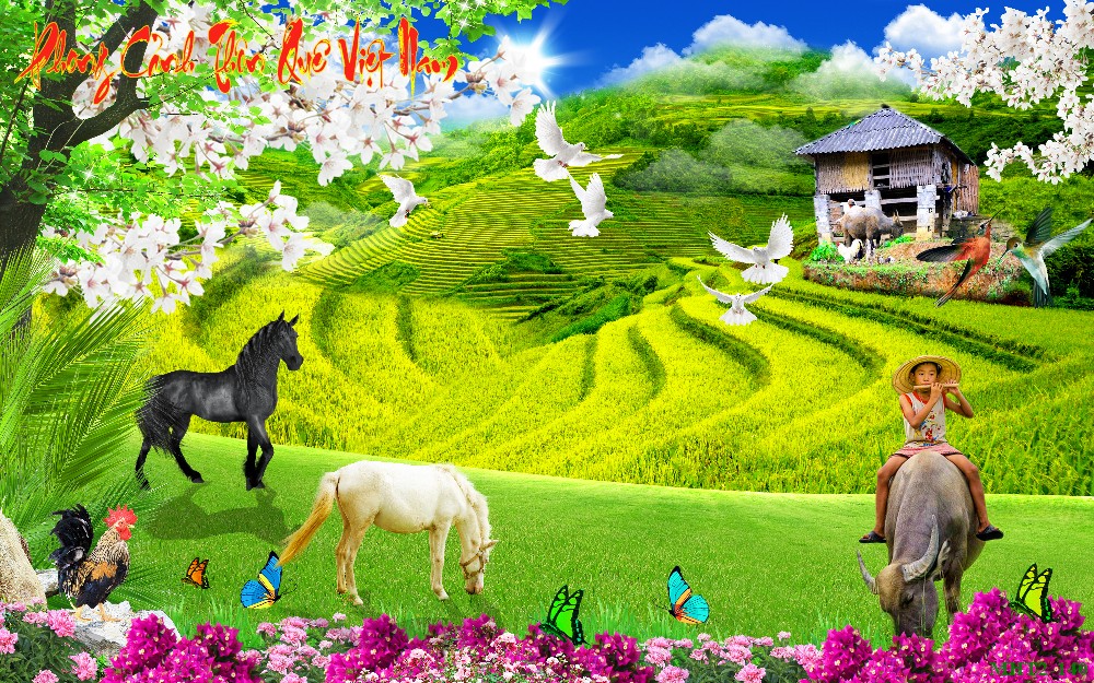 Phong cảnh sơn thủy hữu tình MHT2-140